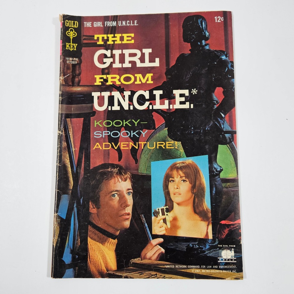 Gold Key The Girl From UNCLE No 5 October 1967 Vintage Spy Comic April Dancer